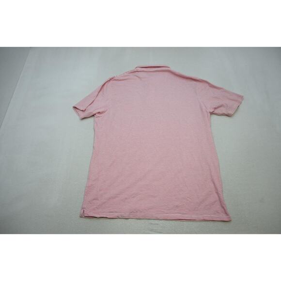 Fish Hippie Striped Golf Polo Shirt Short Sleeve Pima Stretch Mens Size 2XL XXL - Picture 8 of 8